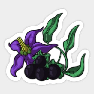 Nightshade - Poisonous Pretties Sticker